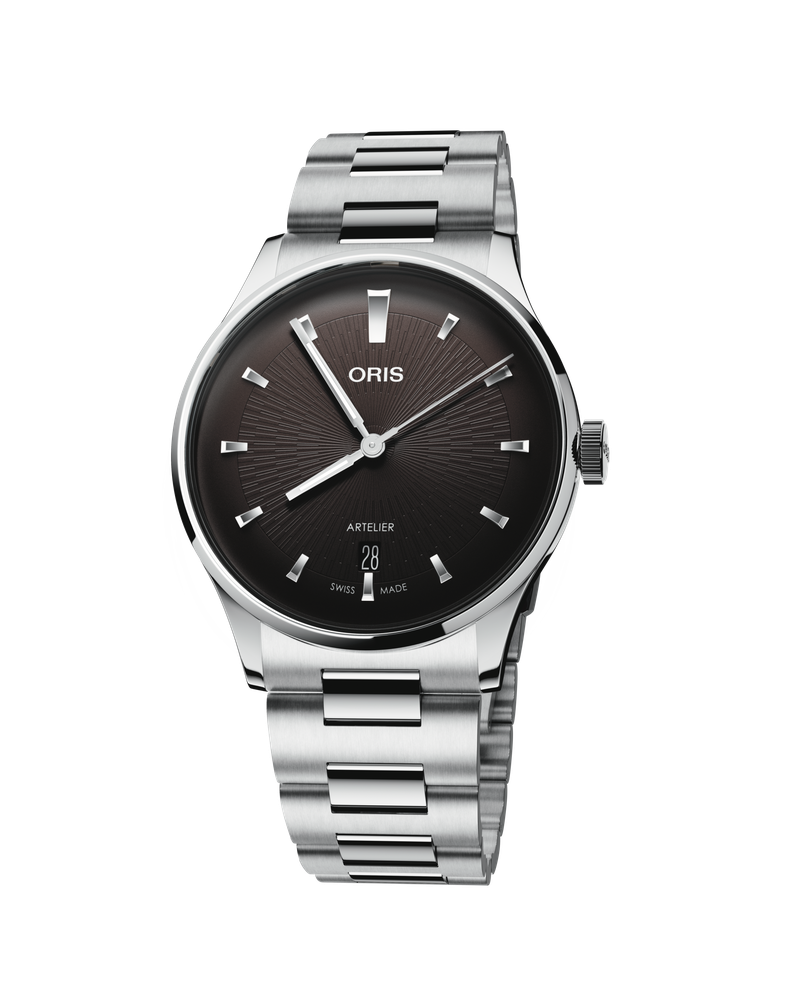 Oris Artelier Date 01 733 7810 4054-07 8 20 20 watch at Màti Jewelers Albuquerque