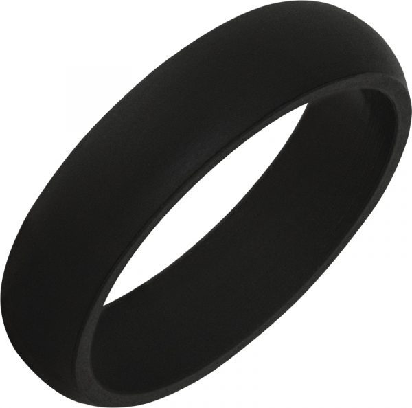 Jewelry Innovations TruBand™ Silicone Classic Slim Black Ring at Màti Jewelers Albuquerque