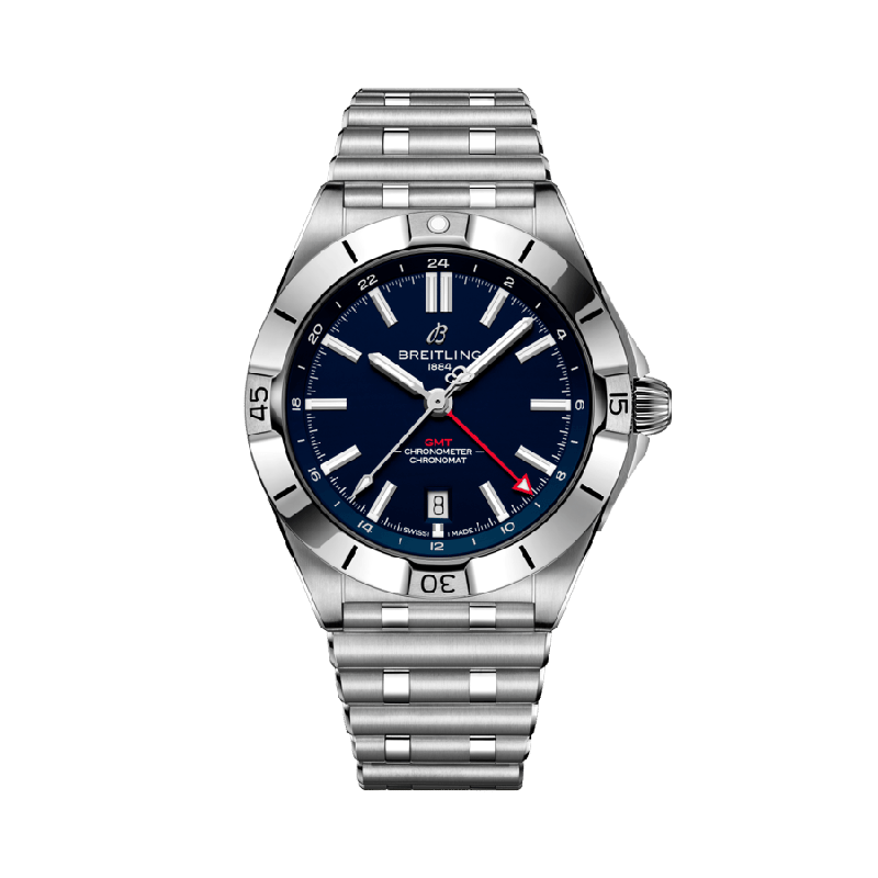 Chronomat Automatic GMT 40 NFL New England Patriots Edition at Màti Jewelers Albuquerque