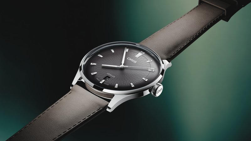 Oris Artelier Date 01 733 7810 4054-07 6 20 18FC watch at Màti Jewelers Albuquerque