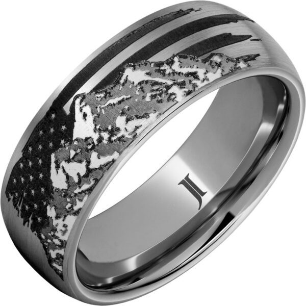 Land of the Free – Rugged Tungsten™ Ring, style RMWA007933