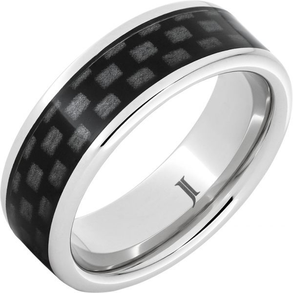 Jewelry Innovations Serinium® Black Carbon Fiber Ring at Màti Jewelers Albuquerque