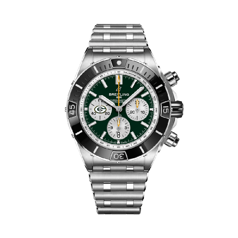 Super Chronomat B01 Chronograph 44 NFL Green Bay Packers at Màti Jewelers Albuquerque
