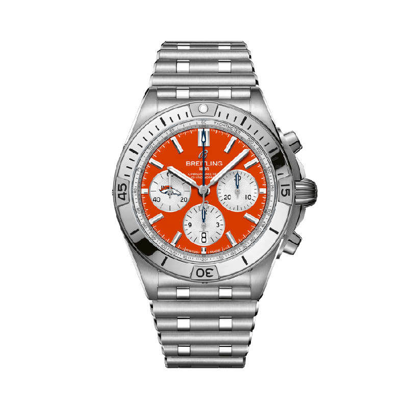 Chronomat B01 42 NFL Denver Broncos Edition at Màti Jewelers Albuquerque