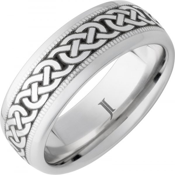 Jewelry Innovations Serinium® Ring with Celtic Knot Pattern at Màti Jewelers Albuquerque
