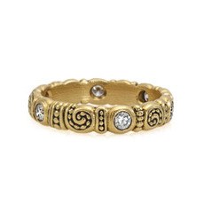 Alex Sepkus R-51D — 18k gold and diamond "Nautilus" band (4mm wide)