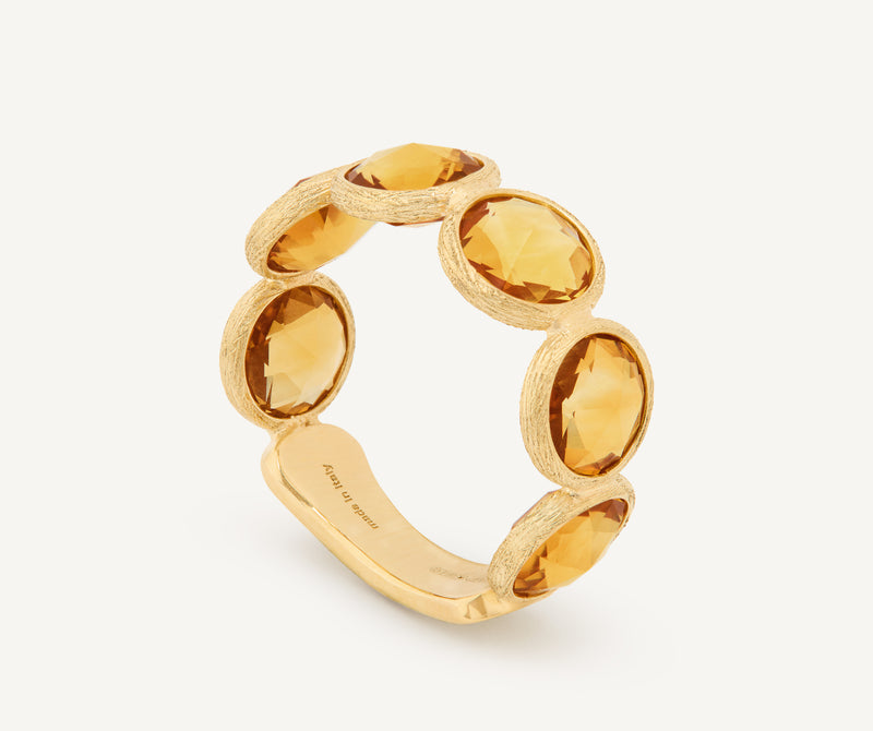 Marco Bicego 18K Yellow Gold Citrine Band Ring at Màti Jewelers Albuquerque