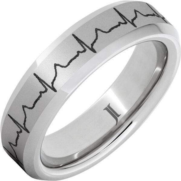 Jewelry Innovations Heartbeat – Serinium® Custom Engraved Ring at Màti Jewelers Albuquerque